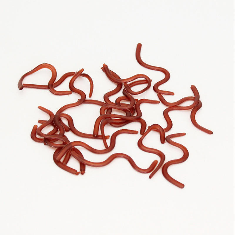 350 Esche Artificiali In Silicone Per Pesca - Vermi E Lombrichi Finti Per Carpe E Trote - Foto 10