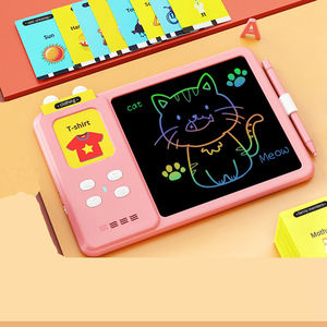 جهاز تعليمي للقراءة المبكرة مع بطاقات تعليمية ناطقة ولوحة كتابة ورسم للأطفال - Product Image 3