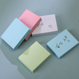 Note adesive a colori per ufficio logo personalizzato stampato note N volte note adesive a piacimento - Product Image 6