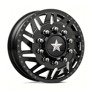 Jantes forgées sur mesure American Force H02 <span class=keywords><strong>SIEGE</strong></span> DRW 16-24,5 pouces 8x210 8x165,1 pour GMC Sierra 3500HD Chevy Express 3500 DRW - Product Image 6