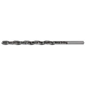 Hss Twist <b>Drill</b> <b>Bit</b> Extra <b>Long</b> Morse Taper Shank For Metal Drilling - Product Image 2