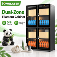 Conteneurs de stockage de filament pour imprimante 3D avec tamis moléculaire, contrôle d'humidité zoné, double rangée, grande capacité, PLA, PETG, ABS, TPU, Nylon