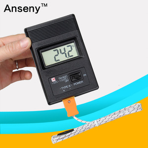 Termómetro electrónico industrial con pantalla digital 902C, medidor de temperatura de alta precisión de 3V y 9V, termopar ABS de alta temperatura - Product Image 2