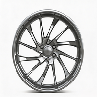Rines Forjados SL 20x9 24x10 26x12 30x14 Personalizados de 2 Piezas con Tapa Central Flotante Pulida 6X135 6X139.7 para Toyota Tundra