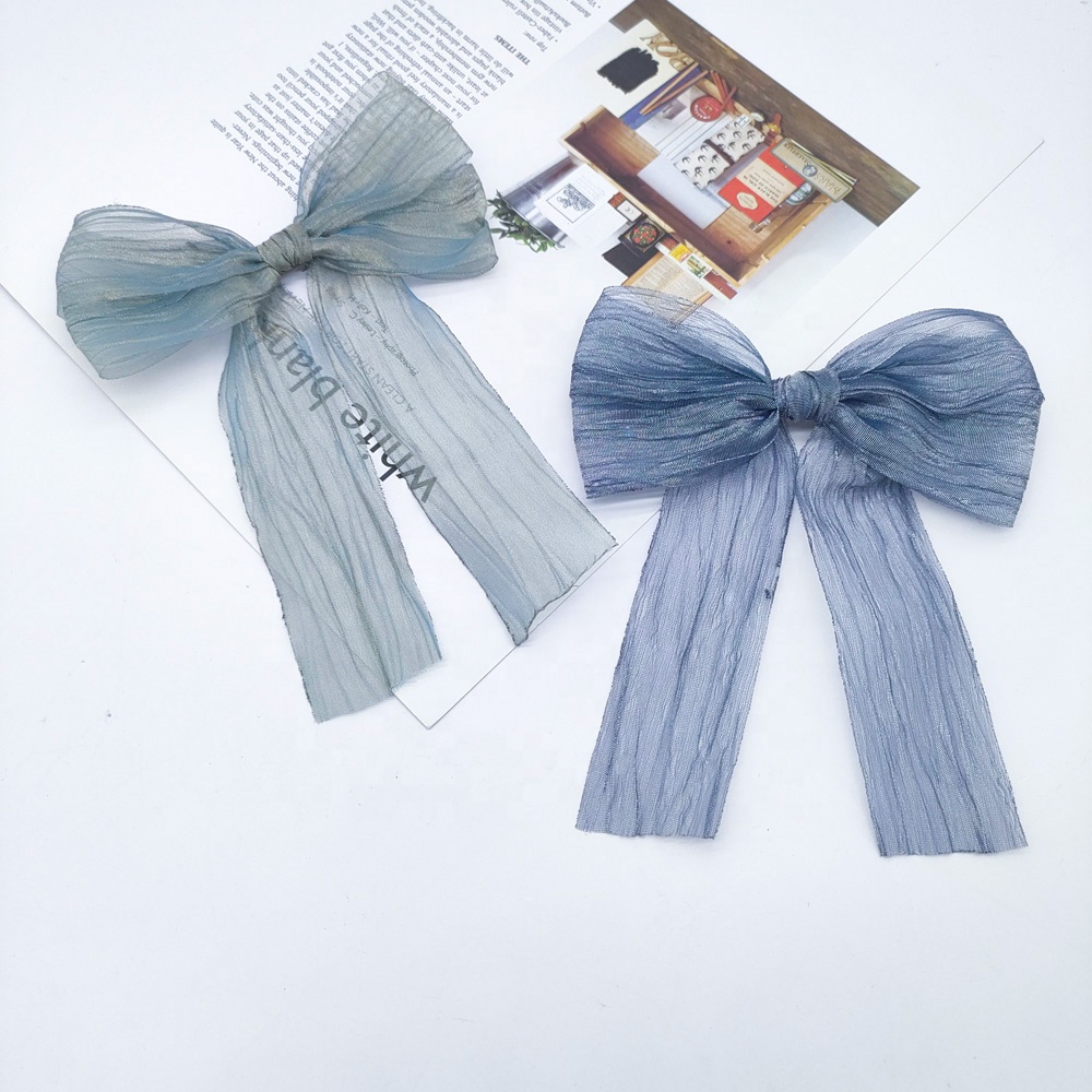 Wholesale Luxury Solid Chiffon Butterfly Bow Adhesive Tape Gift Bag Boxes Packaging Gift Wrapping Exquisite Christmas Fashion