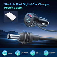 Pemantik rokok ke Starlink DC5521 kabel pengisi daya Cepat Tipe C C a untuk RV catu daya luar ruangan layar tegangan LED