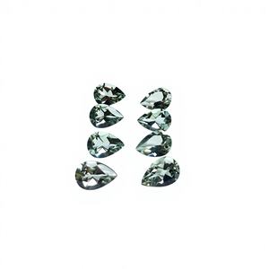 Pierre précieuse d'améthyste verte pomme hydrothermique créée en laboratoire, qualité AAA, 5x7mm, 0,65 carat, pour la fabrication de bijoux - Product Image 1