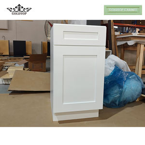 Goldtop moderno elegante estilo coctelera gabinetes de cocina Isla de cuarzo muestra gratis carcasa de madera contrachapada bisagra accesorios para apartamentos - Product Image 5