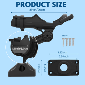 Kayak bateau porte-canne à pêche avec serrure rotative bras surélevé pour mer lac rivière ruisseau pêche ciblant <span class=keywords><strong>carpe</strong></span> truite bar Marlin - Product Image 3