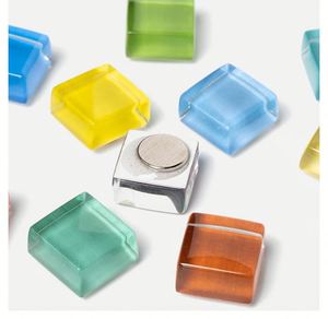 Imanes de Refrigerador con Mosaico Acrílico Personalizado, Decoraciones Magnéticas, Diseño de Cristal Colorido - Product Image 2