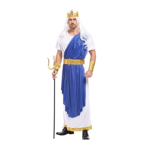 2023 festa <span class=keywords><strong>di</strong></span> Halloween Cosplay Costume Poseidon il <span class=keywords><strong>dio</strong></span> del mare vestito vestiti da uomo fantasia Costume da adulto - Product Image 1