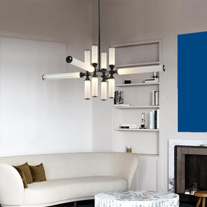 Hot Sale Glass Tube Pendant <b>Lights</b> Living Room Bedroom Designer Minimalist Nordic <b>Lights</b> <b>Chandelier</b> - Product Image 2