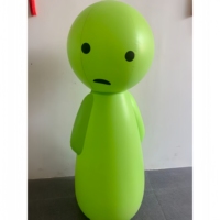 Poupée de boxe gonflable Smiski en PVC personnalisée et économique, motif dessin animé, pour la libération et la gestion du stress