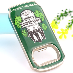 Trung Quốc Nhà Máy Cử<span class=keywords><strong>a</strong></span> Hàng Kẽm Hợp Kim Màu Xanh Lá Cây Món Quà Hiện Đại Mở Chai - Product Image 2