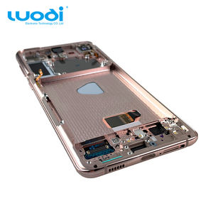 Pièces de rechange en gros pour écran tactile LCD Samsung <span class=keywords><strong>Galaxy</strong></span> <span class=keywords><strong>S21</strong></span> avec cadre, assemblage numériseur d'écran de téléphone LCD - Product Image 3