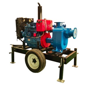 ปั๊มน้ำเครื่องยนต์ดีเซล75HP 10HP ชลประทานการเกษตรปั๊มน้ำแบบ priming ด้วยตนเอง - Product Image 1