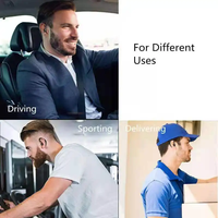 Écouteurs sans Fil Sportifs S109 avec Indicateur de Batterie LED, Type d'Accrochage Rotatif à 180 Degrés, Compatibles Tous Téléphones pour Usage Professionnel