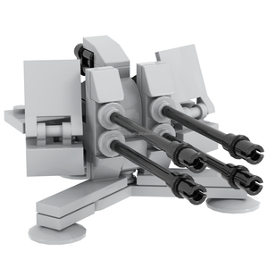 อาวุธทหารสมัยใหม่ในสงครามโลกครั้งที่ 2 ปืนต่อต้านอากาศยานขนาด 28 มม. ปืนใหญ่หลายลำ ชุดตัวต่อบล็อก ของเล่นเสริมพัฒนาการสำหรับเด็ก MOC5066 - Product Image 5