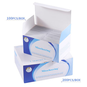 100/200 pièces Tampons Dissolvants de Vernis à Ongles de Haute Qualité, Kits de Lingettes Humides en Coton pour Dissoudre le Vernis Acrylique et le Gel - Product Image 5
