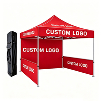 Tente pliante commerciale robuste, imperméable, avec impression personnalisée, pour événements, stand publicitaire, chapiteau extérieur