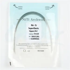 *Dental niti odontologia Thermal activation archwires rectangle super elastic ovoid round nickel orthodontic arch wire