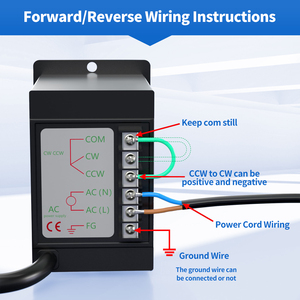 5ik120rgu-cf/5gu12.5k + us52 120W 220V 50Hz/60Hz Single phase AC điều khiển tốc độ động cơ với bộ điều khiển - Product Image 4