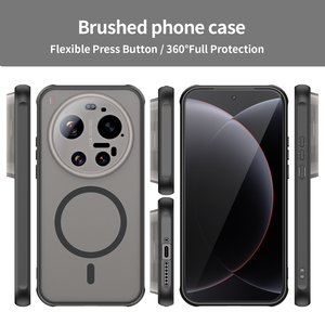 Per Xiaomi 17 15 Pro Max, Nuova Custodia Magnetica Smerigliata Semi-trasparente, Cover Rigida Opaca Antiurto - Product Image 2