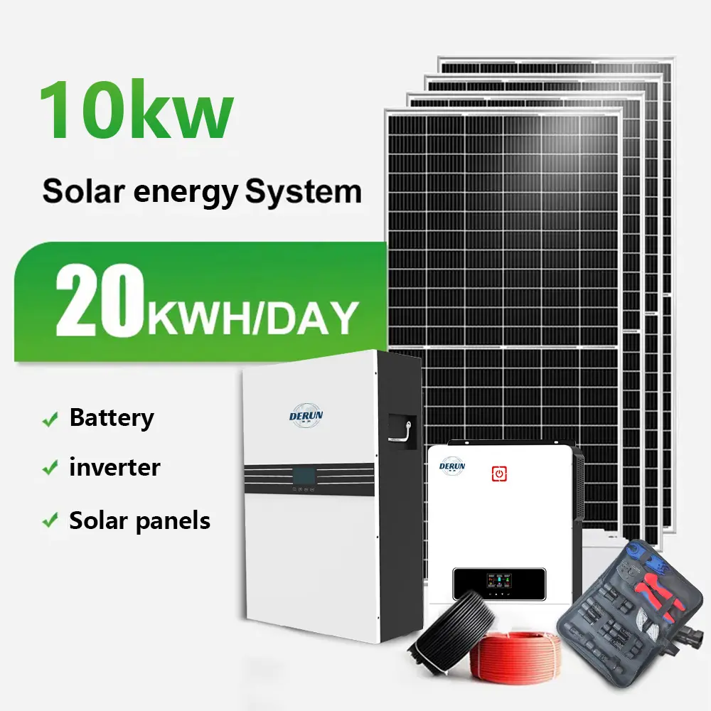 सौर प्रणाली Heim-Sonnensystem सौर ऊर्जा प्रणालियों 5kw10k 20kw घर सौर किट पूरा सेट सौर पैनल ऊर्जा भंडारण की व्यवस्था