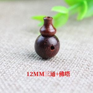 Cuentas sueltas redondas de palisandro indio para hacer pulseras, cuentas dispersas de madera natural de 8mm, suministros para hacer joyas DIY - Product Image 4