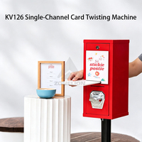Distributeur automatique de cartes portable à monnayeur pour autocollants de tatouage en libre-service