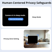 Caméra de sécurité intelligente HD intérieure AIsmartlink SONOFF CAM-S2, moniteur pour bébé et animaux de compagnie avec détection de mouvement