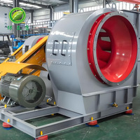 Ventilateur centrifuge à conduite 380V avec pales en fonte pour système de dépoussiérage et d'extraction des fumées, ventilation industrielle