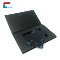 Tarjetas de Visita y Membresía Metálicas Personalizables con Chip RFID NFC, en Color Plateado, con Embalaje de Acero Inoxidable Resistente al Agua