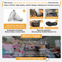 Sepatu Basket Bekas Bermerek Grosir Grade A Ukay-Ukay Pria High Top Sneakers Olahraga Bekas dalam Jumlah Besar
