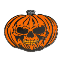 Diseños creativos de calabazas feas y horribles para la temporada de Halloween, alfileres de solapa de esmalte duro de Metal chapado personalizado, accesorios de regalo