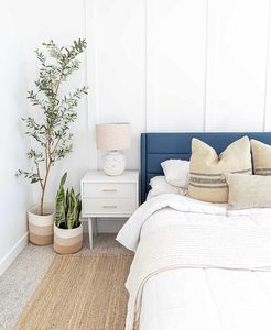 Woven Jute Spliced Cotton Rope <strong>Plant</strong> <strong>Basket</strong> Modern Woven Storage <strong>Basket</strong> <strong>for</strong> Indoor Planter Decorative Flower Pots - Product Image 4