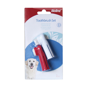 Bioline Brosse à <span class=keywords><strong>dents</strong></span> pour animaux de compagnie, écologique, douce, pour le nettoyage et le massage dentaire - Product Image 1