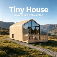 Maisonnette Modulaire Préfabriquée de Luxe, Portable, Mobile, en Conteneur, Type Capsule Spatiale