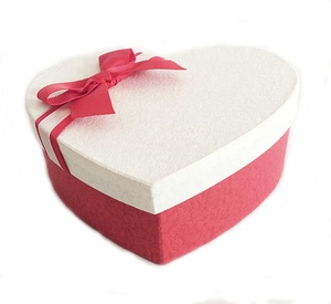 Tùy Chỉnh Ngày Valentine Hình Trái Tim Sô Cô La Tông Bao Bì Hộp Set Với Bow Gift Paper <span class=keywords><strong>Box</strong></span> - Product Image 3