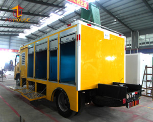 Alluminio fibra di vetro Mini Cargo leggero corpo furgone Mobile modulare <span class=keywords><strong>avamposto</strong></span> generatore di alta valutazione contenitore rifugio veicolo - Product Image 4