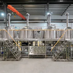 1800L 18HL 15BBL komplettes PLC automatisches 4-gefäß-Behaltungsbau-Brauzubehör für Craft-Bier