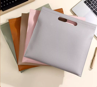 Carpetas de Archivo Tipo Maletín Personalizadas al por Mayor, Carpeta de Oficina de Cuero Personalizada de Gran Capacidad e Impermeable