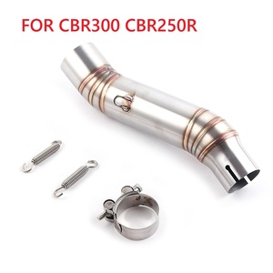 CBR 500 300หัวต่อท่อไอเสียกลางสำหรับ Honda <span class=keywords><strong>CBR500R</strong></span> CBR 300 CBR300ท่อไอเสีย<span class=keywords><strong>2012</strong></span>-2015 - Product Image 3