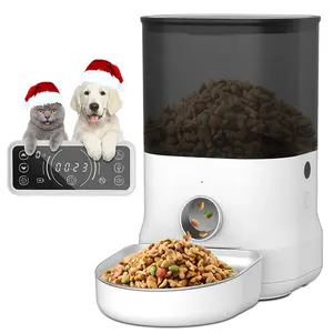 Dogness Venta caliente 4L Capacidad Temporizado Automático Teclado inteligente Alimentador de mascotas para gatos y perros con grabación de voz