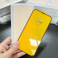 Protection d'écran en verre trempé à impression soyeuse haute transparence 9D 9H à couverture intégrale pour iPhone 11 12 13 14 15 Pro Max – Offre Spéciale