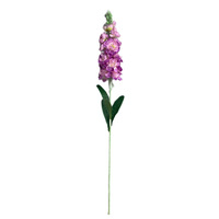 Bunga Sutra Delphinium Ungu Besar Buatan untuk Dekorasi Pernikahan, Hotel, dan Rumah; Rangkaian Bunga Grosir Kelas Atas