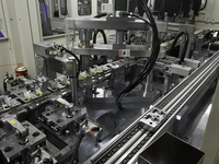 Ligne d'assemblage automatique de prise de courant à 2 ou 3 broches à rallonge à grande vitesse