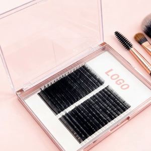 Matte Natural Eyelash Extensions <b>Individual</b> <b>Lash</b> Extensions PBT Material Vegan Cruelty-Free Easy Fan Tray Russian Las Extension - Product Image 6