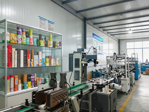 Macchina Automatica per la Produzione di Tubi di Carta, Etichettatura, Arricciatura e Fissaggio Dischi - Product Image 1