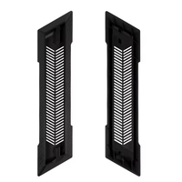Support vertical simple pour console PS4 Slim Support de rangement en plastique antidérapant noir et blanc